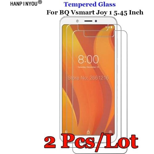2 Pcs/Lot For BQ vsmart Joy1 Tempered Glass 9H 2.5D Premium Screen Protector Film For BQ vsmart Joy 1 5.45"