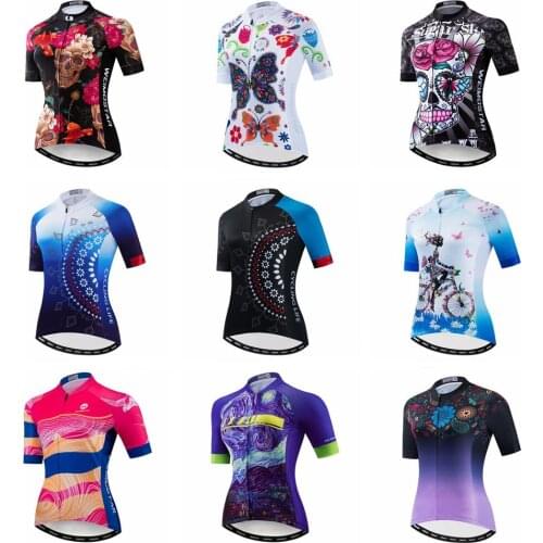 2020 Cycling jersey Women Bike jerseys MTB Top Maillot Ciclismo Summer racing Road Mountain sports bicycle racing riding shirt