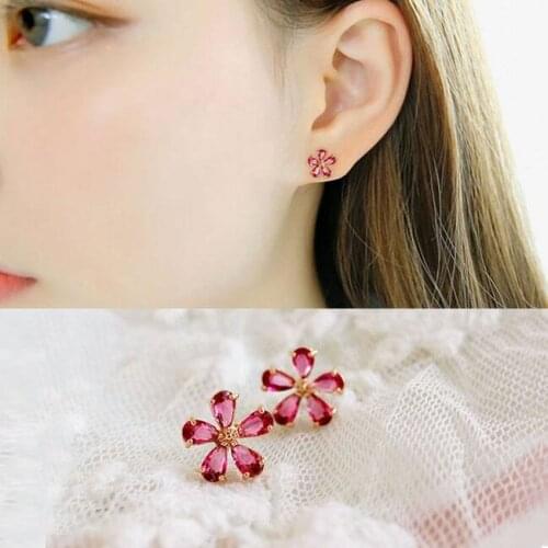 Hot Sale Rhinestone Pearl Korea Style Asymmetrical Clip on Earrings Non Pierced For Girl Women Party Gift