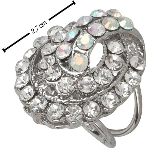 Cubic zirconia Women 'S Scarves Ring