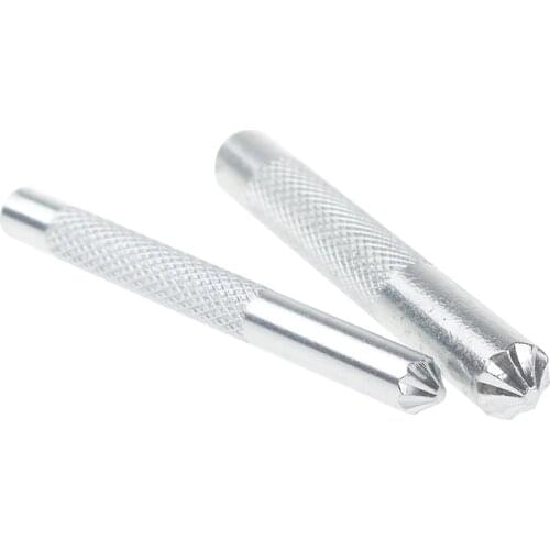 1pcs DIY Denim Patchwork Cow Leather Art Chrysanthemum Flower Punch Hole Tool Eyelets Installation Tool,Hollow Tube Button Mold