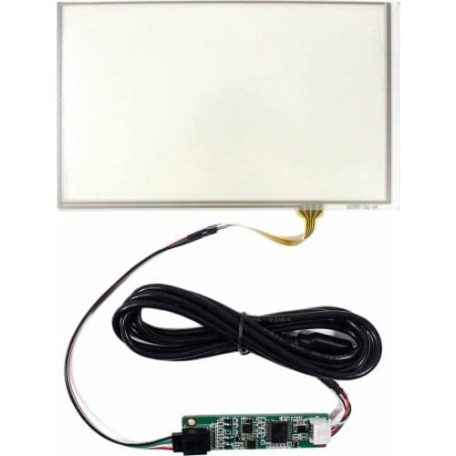 7inch 4-Wire Touch Panel With USB Driver Card 163.5x99mm for 16:9 LCD Screen