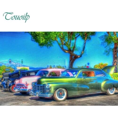 Diamond embroidery car diamond painting cross stitch crystal round diamond sets unfinished decorative diy diamond painting