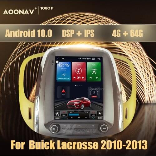 2 din Android car radio for Buick Lacrosse 2010-2013 car stereo auto radio Tesla screen multimedia player head unit