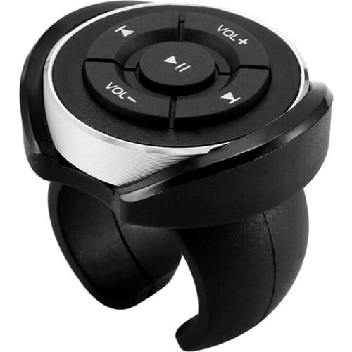 Car Wireless Media Button Steering Wheel Mount Music Remote Control For Phone Tablet BT-M3 Steering Wheel Music Control Button
