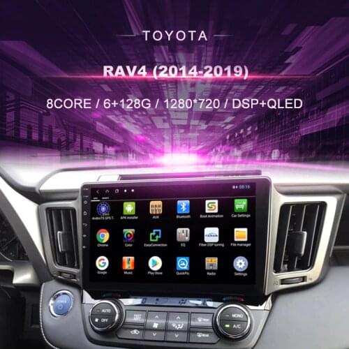 Car DVD For Toyota Rav4(2014-2019))Car Radio Multimedia Video Player Navigation GPS Android9 Double Din