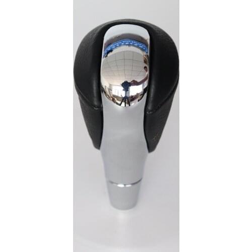 Black Leather Mirror Chrome Shift Knob for Toyota Lexus ES330 ES350 GS460 IS250 LX470 LS460 RX350 RX400H LX RX450H SC430 CT200H
