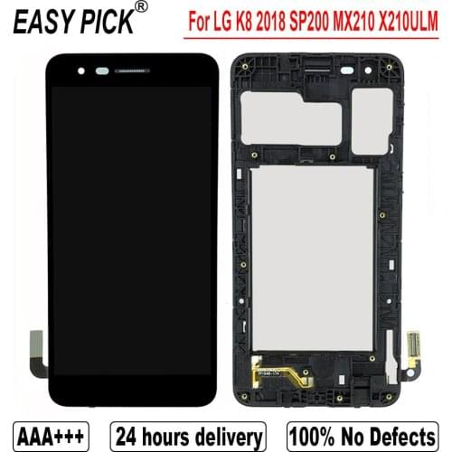 LCD Display Touch Screen Digitizer Assemby Free Tools For LG K8 2018 SP200 MX210 X210ULM X210ULMA X210ULMG LMX210CM