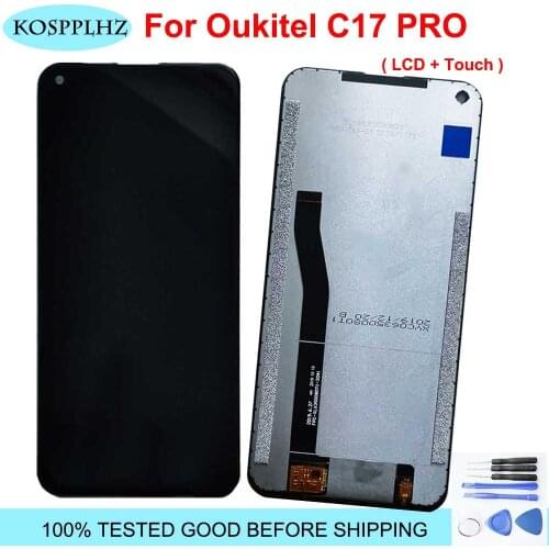 100% Original 6.35 inch LCD&Touch Screen Digitizer Display module Repair Replacement For Oukitel C17 Pro/C17 Cellphone