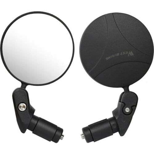 ABS Lens Shell Acrylic Lens Bicycle Mountain Road Bike Foldable Convex Rearview Universal Mirror Cycling Equipment