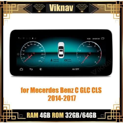 For Mecerdes Benz C GLC CLS 2014-2017 Android system Car GPS Navigation Auto Radio Multimedia Player stereo tape recorder