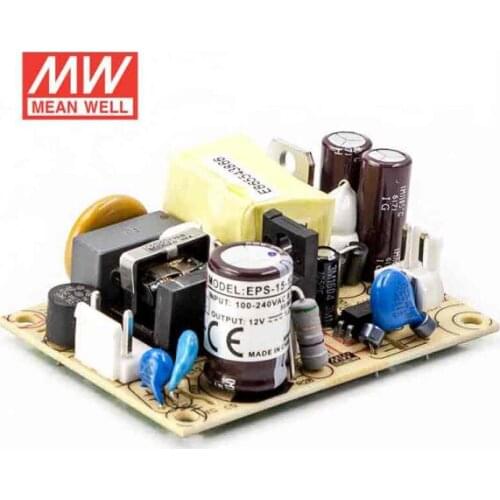 MEAN WELL EPS-15 Series DC3.3V 5V 7.5V 12V 15V 24V 27V 36V 48V 15W Single Output DC Stabilized Switching Power Supply PCB