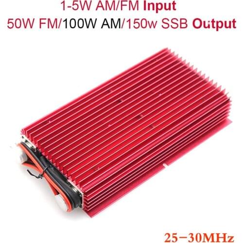 Baojie BJ-200 Mini High Power CB Radio Amplifier 5-30MHz BJ200 50W 100W FM AM 150W SSB For Ham Radio Two Way Radio