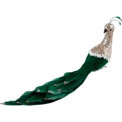 Simulation Peacock Model Lovely Realistic Foam Feathers Bird Miniature Decorative Craft Birds Home Garden Wedding Decor