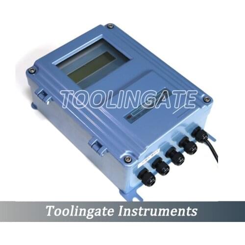New fixed TDS-100F ultrasonic liquid flow meter with S2 Transducer (DN15mm-100mm) Wall-Mount Clamp-on flowmeters