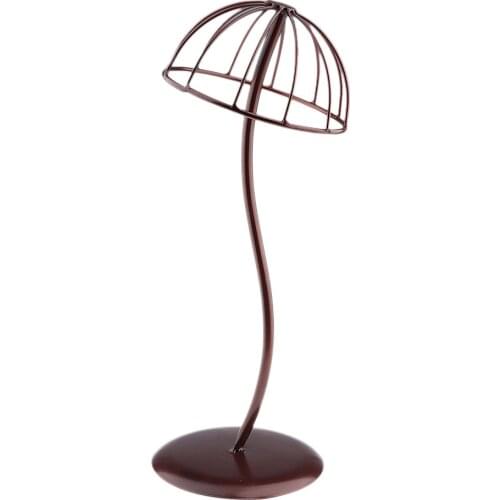 Freestanding Mushroom Metal Hat Rack/Wig Holder Storage Display Stand for Retail Shop