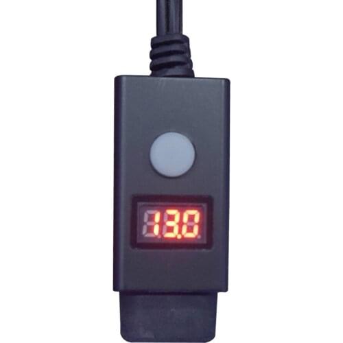 SAE to USB Adapter Motorcycle Quick Disconnect Plug with USB Charger 2.1A and LED Digital Voltmeter