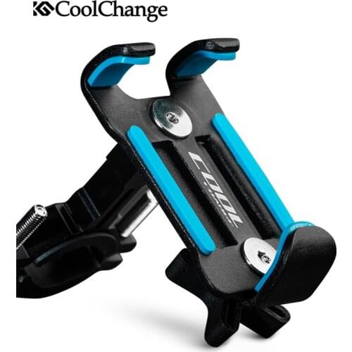 CoolChange Cycling Phone Stand 4.7 Inch to 6.2 Inch Universal Bike Handlebar Mount Holder Bicycle Smart Cellphone Mount Bracket