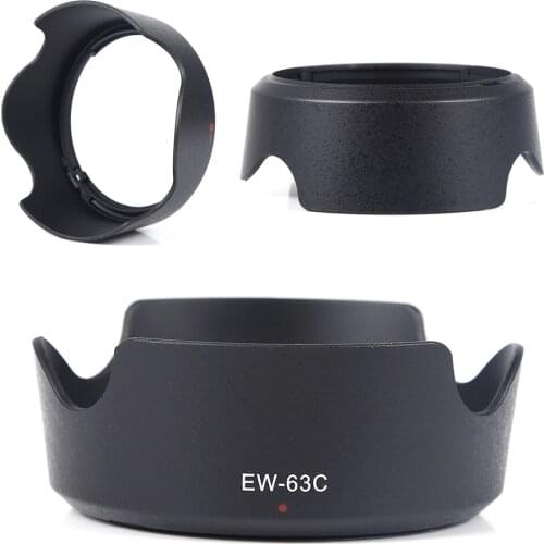 JUST NOW Lens Hood for Canon EF-S 18-55mm f/3.5-5.6 IS STM Lens (Replaces for Canon EW-63C)