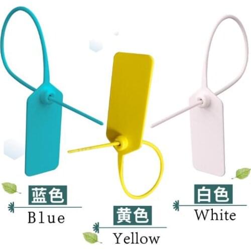 50pcs anti-counterfeiting anti-theft label buckle cable tie plastic seal for shoes cloth security seals 285mm NEW wholesale