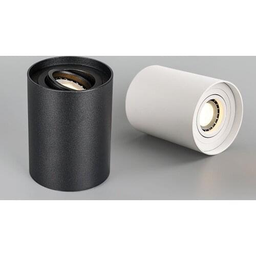 Dimmable Rotating 360° LED Downlights 7W 12W COB LED Ceiling Spot Lights GU10 Light Source LED Background Lamps Indoor Lighting