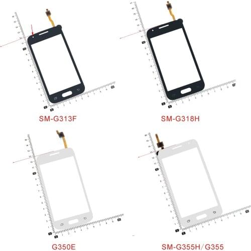 For Samsung Galaxy Ace 4 SM-G313F G313 G318 G318H G350 G350E SM-G355H G355 Touch Screen Digitizer Outer Front Glass Lens Panel