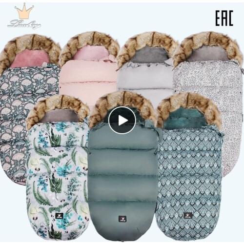 Baby stroller envelopes warm winter sleeping bag on a stroller for a newborn Envelopes