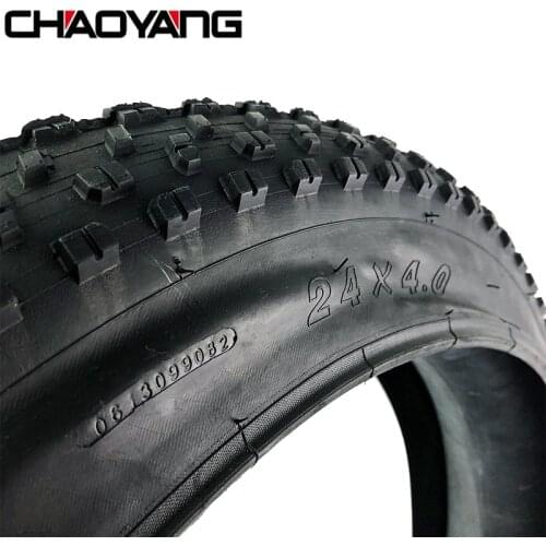 CHAOYANG 24x4.0 Bike Fat Tire Snowmobile Front Wheel Beach Bicycle Fat Tyre Outdoor Holiday Cycling Parts