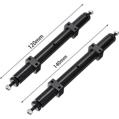 120MM 140MM Metal Non-powered Rear Wheel Axle For Tamiya 1/14 Series RC Trailer Full Metal Unpowered Rear Axle