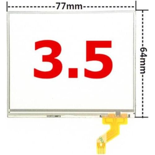 3.5 inch resistive 4-wire touchpad 77*64mm learning machine touch screen POS touch screen