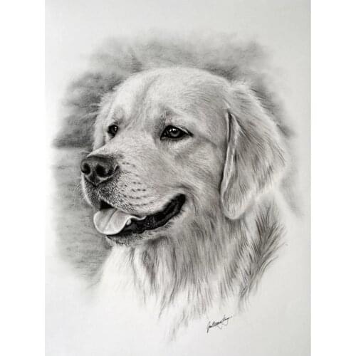 5D DIY Diamond Painting Dog Crystal Diamond embroidery Cross Stitch Golden Retrievers dog Animal Needlework Home Decor E1494