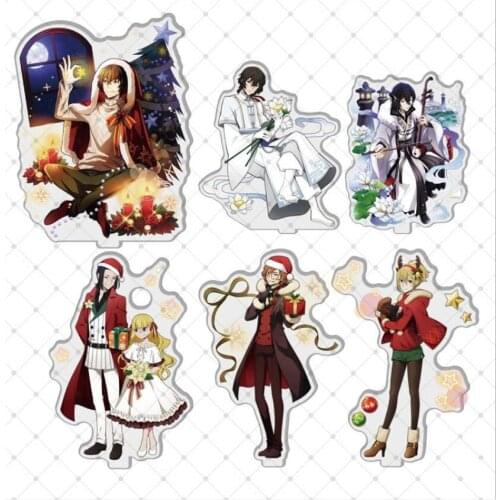 Bungo Stray Dogs Atsushi Dazai Ryunosuke Nakahara Christmas Acrylic Stand Figure Desktop Decoration Collection Model Toy Gifts