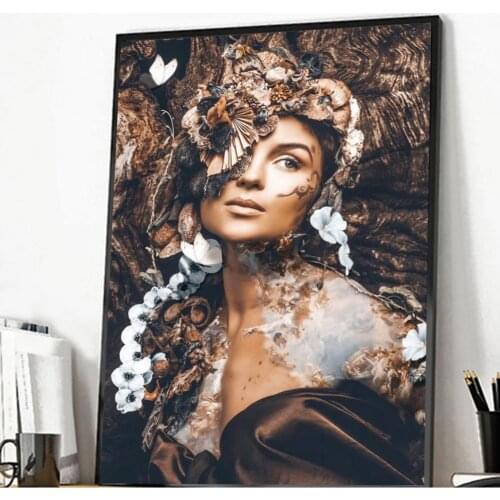 Floral Girl 5D Diamond Painting Embroidery Full Patterns DIY Diamond Mosaic 3d Cross Stitch Kits Drills Handcrafts