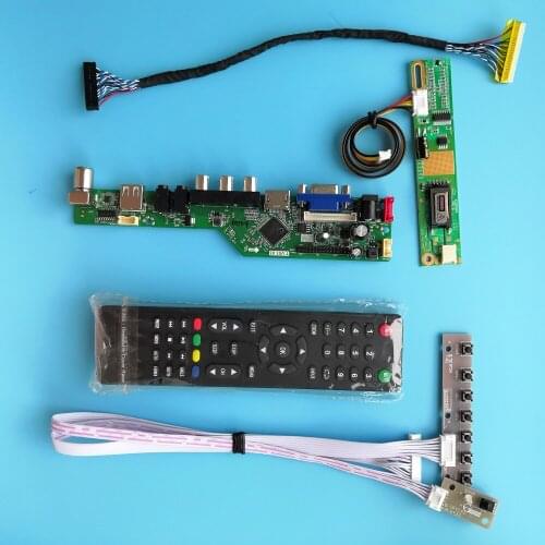 For B156XW01 V.0 Mother Board 1 lamps 15.6" AV VGA 30pin Digital Signal Resolution Module TV Controller Board 1366X768