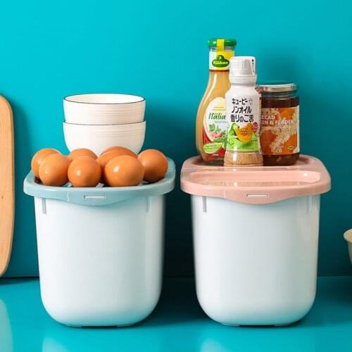 Household Rice Bucket Organizer Cereal Dispenser Insect-Proof Moisture-Proof Storage Box Kitchen Storage Food Storage Containers