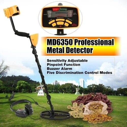 Metal Detector underground tianxun MD6350 gold finder digger kit search all metals long range gem mining detecting scanner depth