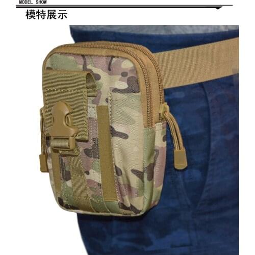 Mens Mobile Phone Bags Multi-functional Bags for Outdoor Sports Running Bags for Mens Camouflage Mountaineering Bags Mens bag
