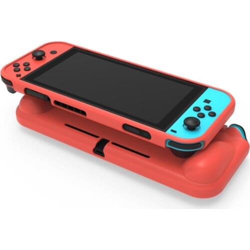 Soft TPU Grip Protective Cover For NS Soft TPU Case For Nintendo Switch NS Console Anti-fall Shockproof Anti-fingerprint Case