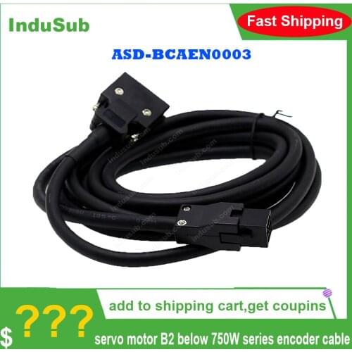 NEW original Servo ASD-BCAEN0003 motor B2 below 750W Series Encoder Cable 3m