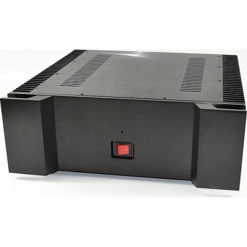 Big space black Full Aluminum amplifier DIY enclosure Preamp chassis Power amplifier case/box size 440*430*150mm WA129