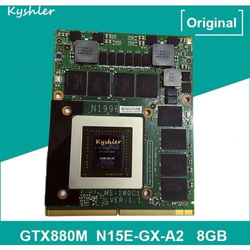 Original GTX880M 880M Laptop Video Graphics Card MS-1W0C1 VER: 1.1 For MSI GT70 MS-1763 GT60 MS-16F4 MS-1762 MS-16F3 Fully Test