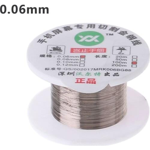 100m Alloy Gold Molybdenum Wire Cutting Line LCD Display Screen Separator Repair P82C