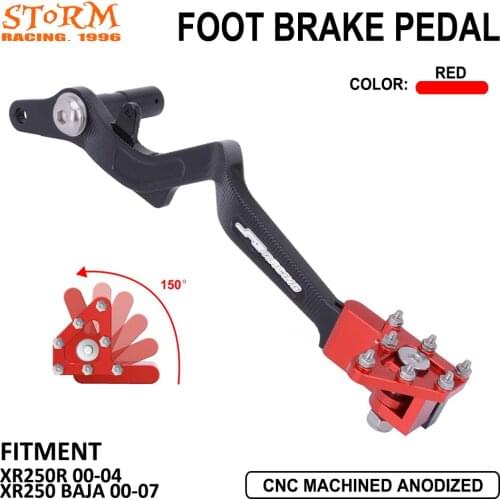 CNC Motorcycle Footbrake Lever Foot Brake Pedal For Honda XR250R XR250 BAJA XR 250R 250 R Dirty Bike 00-2004 05 06 07 2000-2007