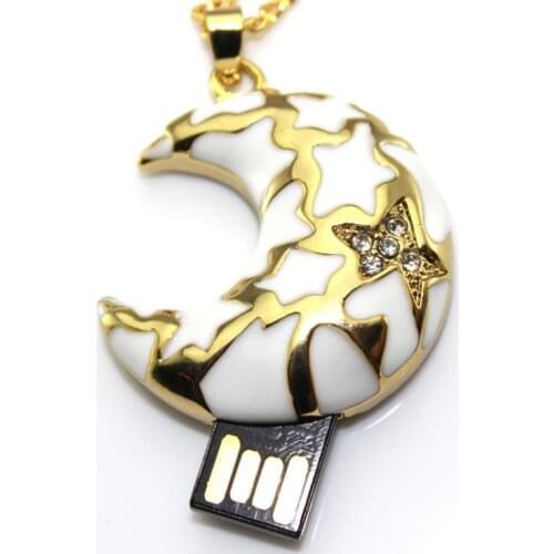 USB 2.0 Necklace Jewelry Usb Flash Drive 16GB Pendrive 32 GB Pen Driver 64GB External Hard Drive Micro Flash Drives Disk Card