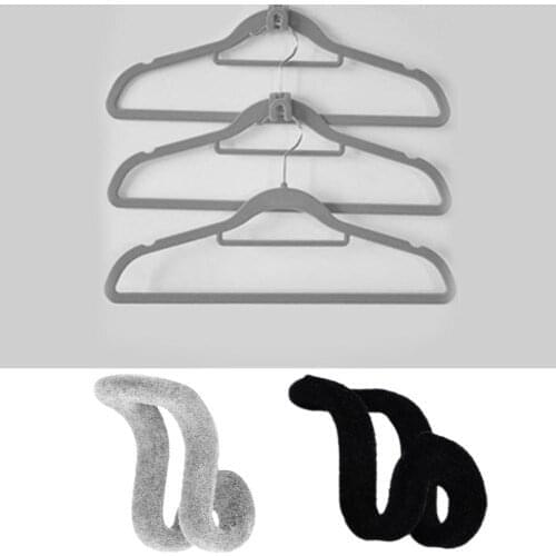 10/20pcs Closet Cloth Hanger Connector Hooks Velvet Cascading Hook Wardrobe Hanger Connection Extender Clips Space Saving