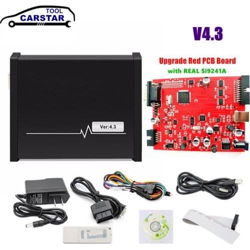 High Quality Black/Red PCB PIASINI v4.3 MASTER Full Version ECU Programmer Serial Suite (JTAG BDM K-line L-line RS232 CAN BUS)