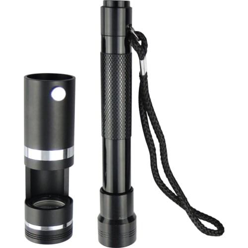 18mm Diameter Viewing Lens NEW Portable Dark Field 10x Magnification Power Loupe Gem Gemstone Gemology Tester