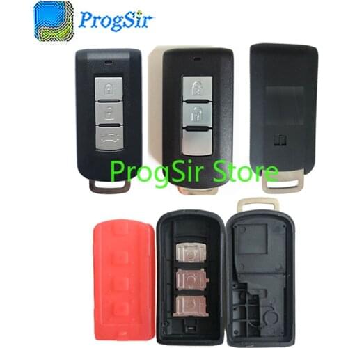 2 Button 3Button Remote Control Key Shell Carcasa For Mitsubishi With Logo