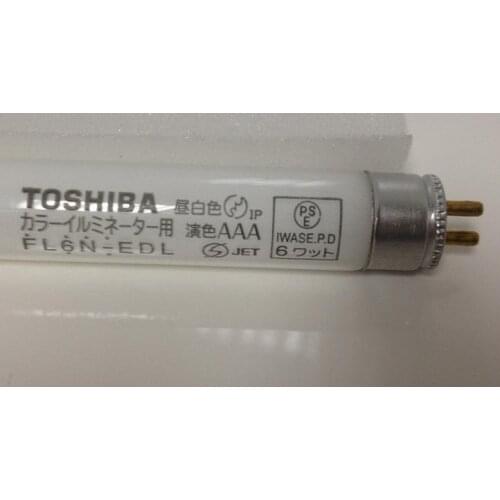 2pcs,TOSHIBA FL6N-EDL 6W fluorescent lamp tube,FL6NEDL 5250K AAA linear bulb