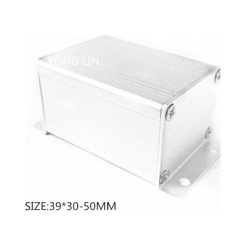 50pcs aluminum box/39*30-50mm/junctiong box/Controller enclosure/White/Small controller board protective shell